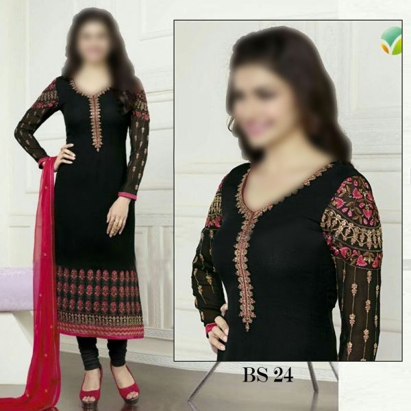 BS_24 Full Embroidered Complete 3 piece Suit